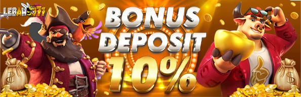 Bonus Deposit 10% Lebah777