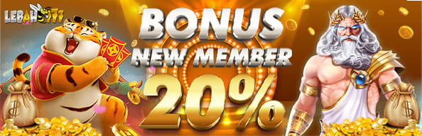 Bonus New Member 20% Lebah777