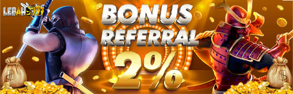 Bonus Referal 2% Lebah777